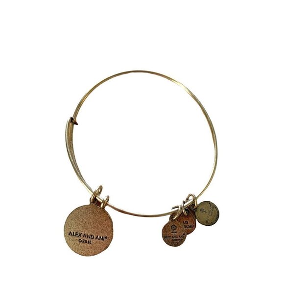 Alex & Ani Expandable Charm Bracelet - Fleur de Lys Silver Finish 2015 - Picture 3 of 3